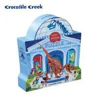 在飛比找蝦皮商城優惠-【美國Crocodile Creek】博物館造型盒學習拼圖-