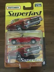 MATCHBOX SUPERFAST CHEVY CHEVELLE CONVERTIBLE 1 OF 15,500 Sealed NM