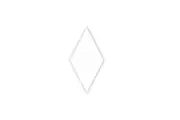 1" Diamond White Acrylic Value Pack of 25 Discs for Arts and Crafts DIY Decor