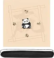 Gaming Mat Card Gaming Mat Table Top Cover Topper Card Game Mat Square Mahjong Table Cover(Beige 2,31.4inX31.4in)