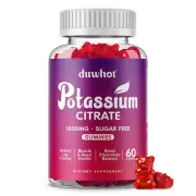 duwhot Potassium Citrate 1000mg Gummies Potassium Supplement for Adults Women...
