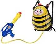 Water Gun Backpack Blaster for Kids - Water Shooter With Tank Bumble Bee - Summer Outdoor Toys for Pool Beach