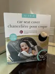 JJ Cole Collections Bundle Me Infant Black Car Seat Stroller Cover Liner Fleece