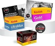 Kodak Film Bundle: Ultramax 400, Ektar 100, Gold 200 (36 Exposures Each) x3 With Clikoze Camera Photography Tips Card