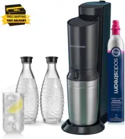 Aqua Fizz Sparkling Water Maker | STARTER KIT | GLASS Carbonator | CQC CO2 Syst