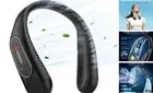 Neck Fan, Hands Free Bladeless Neck Fans Portable Rechargeable, 6000 mAh Black