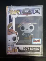 NYCC 2023 Official Sticker Funko Pop! FREDDY BONES w MASK & BAG Vinyl Figure