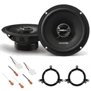 1996-2004 Jeep Grand Cherokee Alpine Front Door Speaker Replacement Package