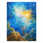 Divine Clouds Canvas Print