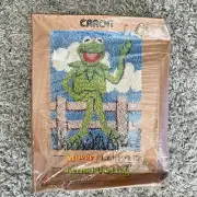 Vintage Kermit the Frog Latch Hook Rug Kit K3170 CARON 1979 Muppets Sealed