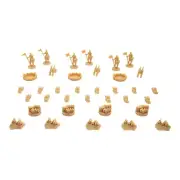 Cities & Knights Bundle (Compatible with Catan) (36 game pieces) - Pale Nougat