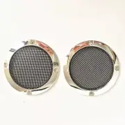 2" Speaker Covers Grill For Car Audio DJ PA Speaker Chrome ABS Frame Metal Mesh