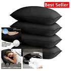 Luxurious King Size Cooling Pillows 4-Pack – Plush Support for All Sleepers