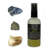 Citrine Face Mist & Raw Crystal Abundance Healing Kit