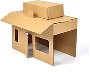 DIY Toys Cardboard Shop Playhouse Indoor Playhouse Cardboard Houses Plane Halloween Costume Shop