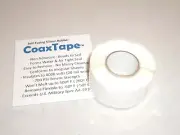 COAX TAPE 20milx1"x10' WHITE SELF-FUSING SILICONE RESCUE REPAIR CABLE WRAP SEAL