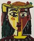PABLO PICASSO "Bust of a Woman" Limited Edition Colour Giclee