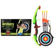 Fonderland Green Light Up Bow with 3 Suction Cup Arrows Kids Archery T