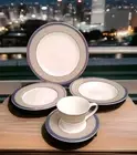 Mikasa Delacourt Fine China Y0402 Dinner & Salad Plate Soup Bowl Cup & Saucer