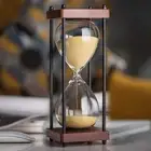 Hourglass 30 Minute Sand Timer,Colorful Sand Clock, Yellow