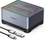 Hard Drive Docking Station USB 3.2 Gen 2 to SATA I/II/III 2.5 or 3.5 inch HDD...