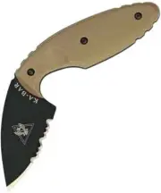 KA-BAR TDI Law Enforcement Tactical Knife Fixed Blade Plastic Sheath KA1477CB