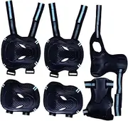BESPORTBLE 6pcs Boys and Girls Sports Protective Gear Elbow Kneepad Set for Skateboard Cycling Outdoor Activities Comfortable