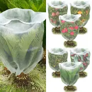 6Pcs Garden Plant Tree Fruit Cover Bug Net Barrier Bag with Drawstring♛