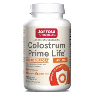 Jarrow 賈羅公式 初乳 Prime Life 免疫支持 400 毫克素食膠囊