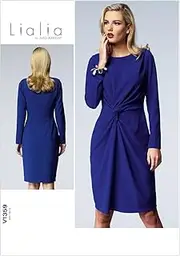 [VOGUE PATTERNS] V1359 Misses' Dress Sewing Template, Size E5 (14-16-18-20-22)
