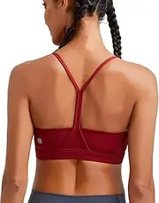 [RUNNING GIRL] Sports Bras for Women,Y-Back Medium Support Workout Sports Bra Padded Racerback Supportive Bras Push up