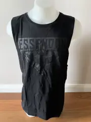 OFFICIAL AFL ESSENDON BOMBERS MENS STEALTH TANK SINGET SIZE M *BNWT*