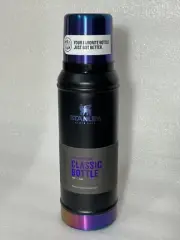 Stanley BLACK Chroma Classic Legendary Bottle 1.0 QT Thermos RARE NEW