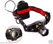 Bright LED Zoomable Head Torch Headlamp Outdoor Cycling Camping Flashlight AU H3