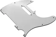 3Ply Guitar Pickguard with Single Coil Pickup Hole for Caster Style Electric Guitar White White