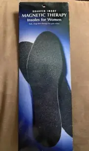 Sharper Image Magnetic Therapy Insoles For Women Safe, Drug-free Pain Relief