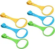 UPKOCH 6pcs Crib Pull Rings Hand Pull Assist Tools for Standing Balance Easy Installation Nursery Crib Accessories