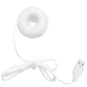 White Donut Humidifier Usb Office Desktop Mini Humidifier Portable Creative Air