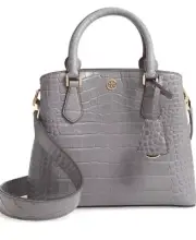 Brand New w/ tag Authentic Tory Burch Small Robinson Croc Embossed Bucket Bag