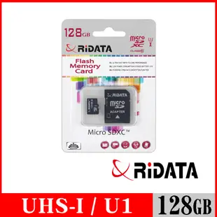 RIDATA錸德 micro SDXC UHS-I Class10 128G 手機記憶卡