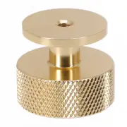 Knurled Cabinet Knob Matt Aluminium Alloy Home Cabinet Door Cupboard Drawer Part