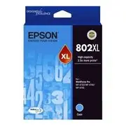 Epson 802XL High Capacity DURABrite Ultra Cyan Ink Cartridge