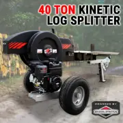 40 Ton Kinetic Log Splitter Flywheel Wood Cutter Briggs & Stratton Petrol Engine