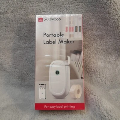 Dartwood Label Maker - Mini USB Portable Label Printer Machine
