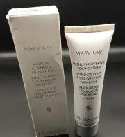 Mary Kay Medium Coverage Liquid Foundation Ivory 204 Gray Cap Normal - Oily Skin