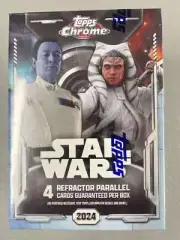 2024 Topps Star Wars Chrome Value Box Sealed Refractor Parallel Blaster