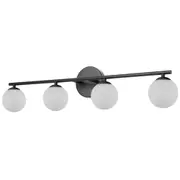 Moran Modern Wall Lamp Light Metal Glass Antique Gold Opal Matt Matte
