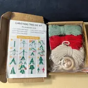 Vintage Christmas Tree Macrame Kit Makes 3 Trees