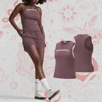 在飛比找PChome24h購物優惠-Puma 背心 Team Tank Top 女款 紫 白 合