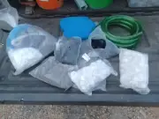Bio Kit Ceramic Rings,Balls,Charcoal, Hose & Pads Pond Canister filter Set.